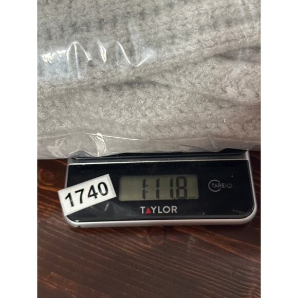 L’Academia Revolve Idriya Cropped Tunnel Funnel Neck Chunky Sweater S Grey - Picture 14 of 14